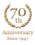 70th Anniversary Since 1947